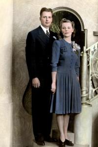 Harold and La Vera Gisselman on their wedding day